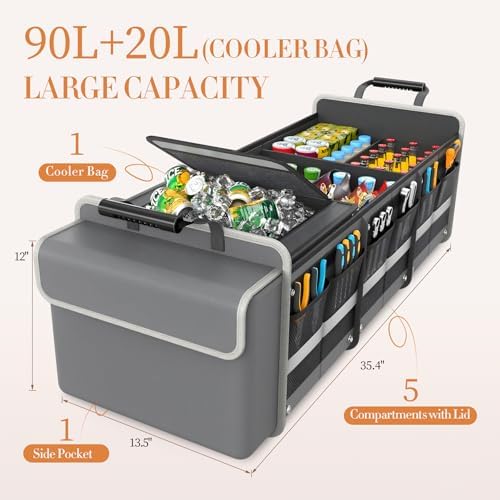 Large Trunk Organizer for SUV - Image 2