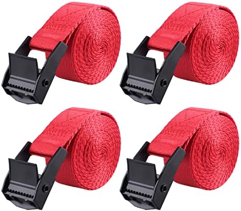 TRIWONDER Cinch Tie Down Strap Lashing Straps Heavy Duty Nylon Straps by TRIWONDER