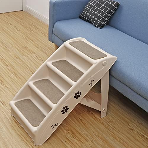 Dog Stairs for High Beds, Foldable Pet Steps Ramp - Image 2