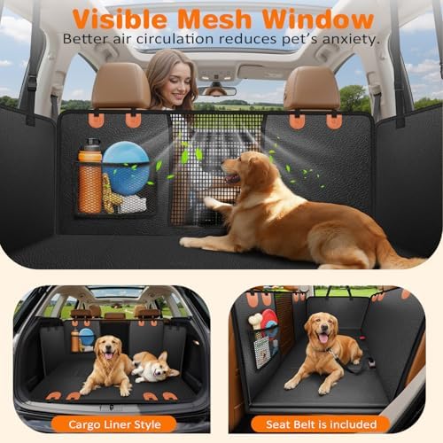 URPOWER PU Leather Hard Bottom Dog Seat Cover - Image 4