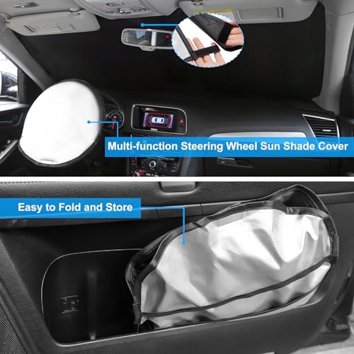 Windshield Sun Shade for 2014-2019 Toyota Highlander Accessories - Image 5