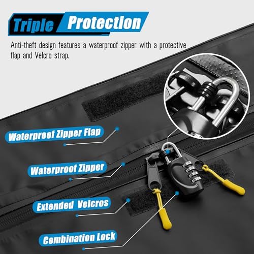 ARKSEN 600D PVC Waterproof Roof Cargo Bag - Image 6