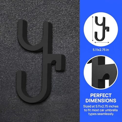2PCS Car Umbrella Holder, Automotive Interior Trunk Hangers Hooks, Universal - Image 2