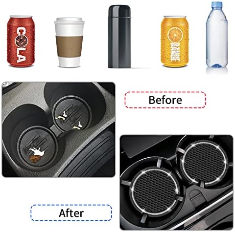 Car Coasters, 4 Pack Universal Vehicle Bling Car Coaster, COCASES Crystal - Image 4
