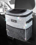 HOTOR Car Trash Can, Leakproof Car Organizer, Sparkle White by HOTOR