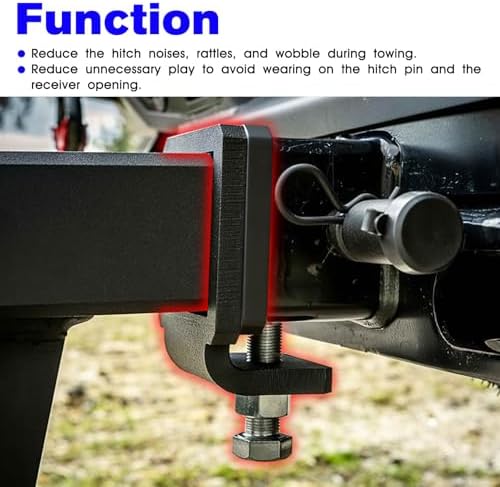 2" Anti Rattle Hitch Clamp, Heavy Duty Hitch Stabilizer - Image 3