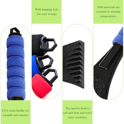 Ice Scraper for Car Windshield, Scratch-Free Auto Window Snow Scraper - Image 3
