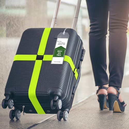 Gostwo 8 Pack Luggage Straps and Cruise Tags Set - Image 6