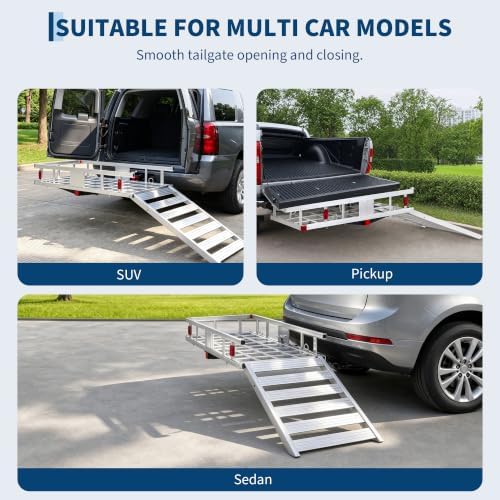 Garvee 500LBS Aluminum Hitch Cargo Carrier 50 * 29.7" - Image 6