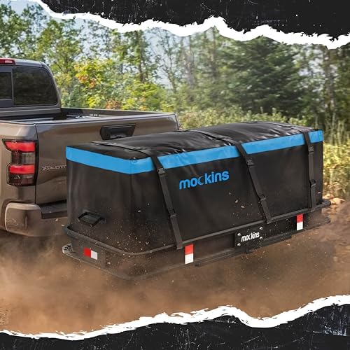 Mockins 500 Lbs Cap Folding Trailer Hitch Cargo Carrier - Image 6