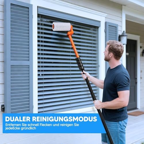 Solar Panel Cleaning Brush and Pole-Replacement Cleaning Brush Head - Image 5