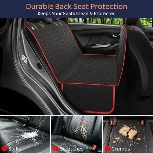Dog Car Seat Cover for Back Seat, Dog Hammock for Car, Truck & Tesla - Image 2