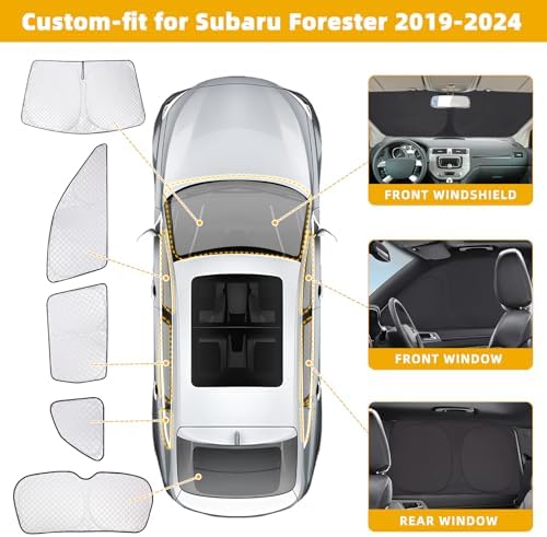 ZATOTOO Car Window Shade Forester 2019-2024 - Image 2