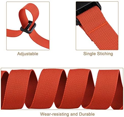 MAGARROW 78" x 1" Strap Buckle Packing Straps Adjustable 1-Inch Belt - Image 2