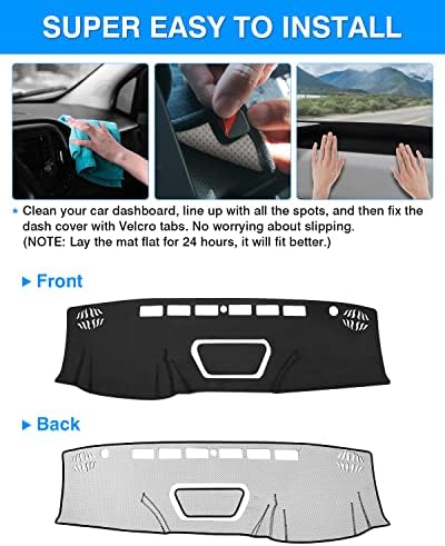 Autorder Dashboard Cover Mat for Nissan Frontier 2022-2025 2026 Accessories - Image 4