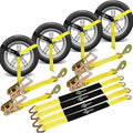 Trekassy 2" x 144" Car Tie Down Straps by Trekassy
