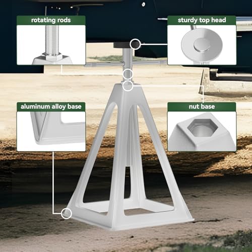 RVGUARD RV Stack Jacks 8 Pack, 6000 Lbs Aluminum Stabilizer Jacks - Image 4