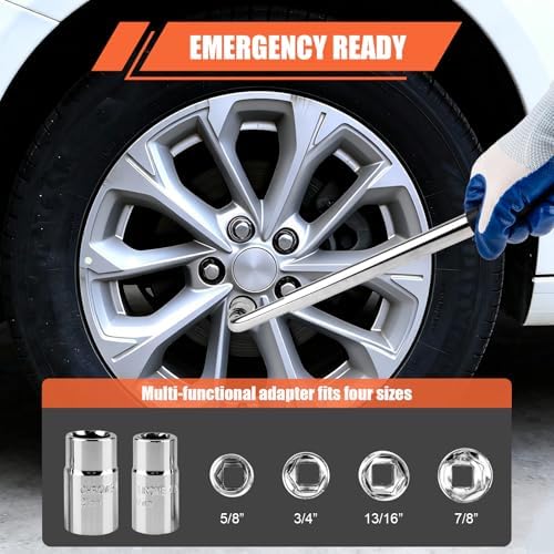 3 Ton Car Jack, Universal Heavy Duty Scissor Jack, Professional Spare Tire - Image 5