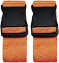 2 Pack Suitcase Belts, Adjustable Luggage Straps, Bright Colors Travel Packing by Jmuoyld