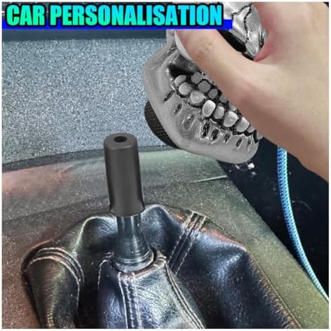 Skull Car Gear Shift Knob, Big Tooth Gear Stick Shifter Knob - Image 6