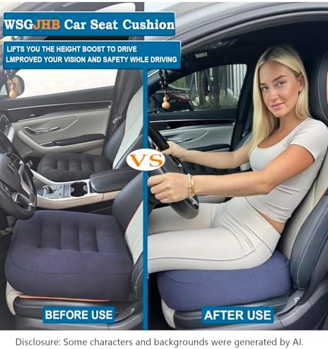 WSGJHB Office Chair Cushion Pillow Adult Car Booster Seat Cushions - Image 3