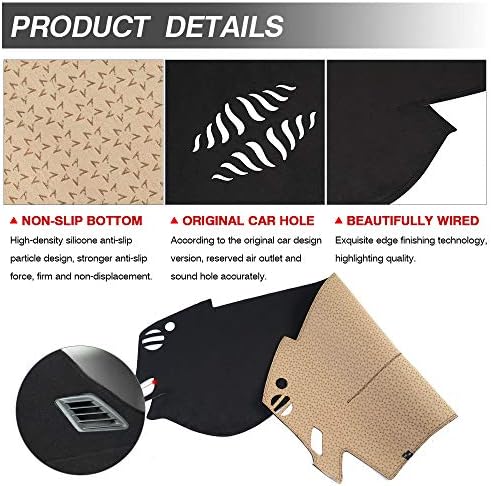 Autorder Dashboard Cover Mat for 2013-2018 Nissan Altima Accessories Dash Cover - Image 6