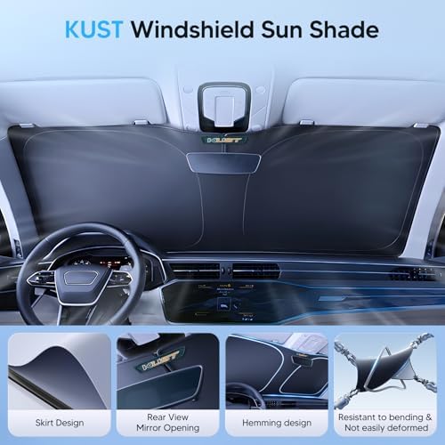 KUST Windshield Sunshade for Nissan Murano 2025 2026 Accessories Sun Shade - Image 5