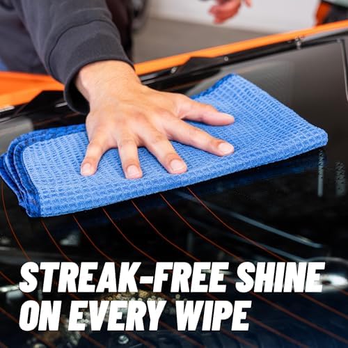 Chemical Guys, Waffle Weave Glass & Window Microfiber Towel, 2 Pack - Image 2