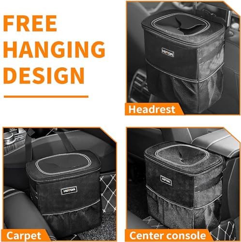 HOTOR Car Trash Can, Leakproof Car Organizer - Image 5
