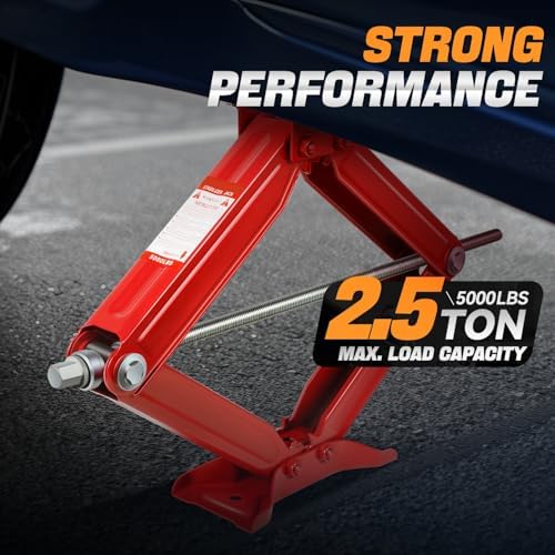 Auto Dynasty 2.5Ton Scissor Jacks 4 Pack, RV Stabilizer Leveling Scissor Car - Image 2