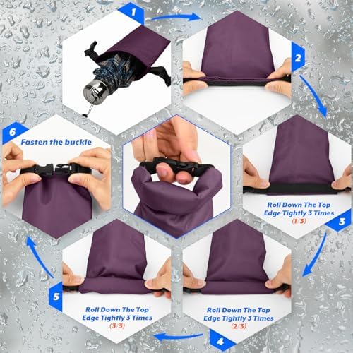 Cosmos 1 Pc Umbrella Bag Waterproof Travel Umbrellas Storage Pouches Wet - Image 3