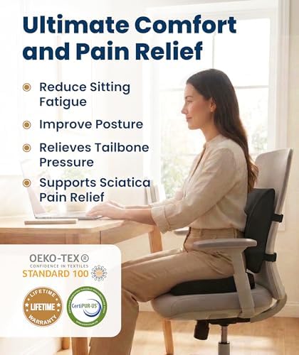 Everlasting Comfort Doctor Recommended Memory Foam Seat Cushion - Image 2