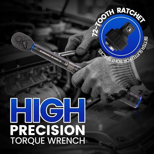 1/4-Inch Drive Click Torque Wrench, 20-240 in.-lb / 2.3-27.1 Nm, Adjustable - Image 3
