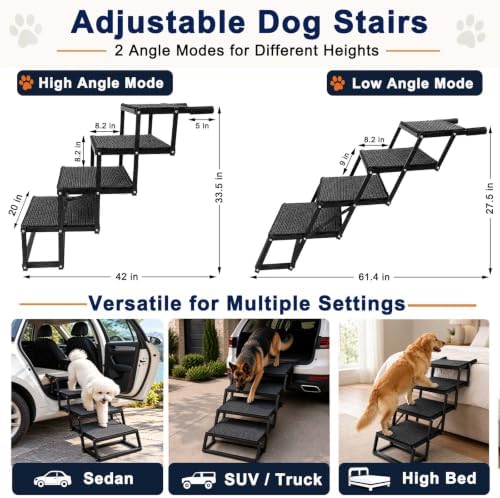 Dog Stairs for Large Dogs, 250 lbs - Image 2