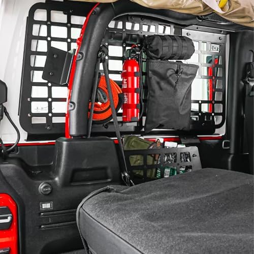 CTH for Jeep Wrangler JL 2dr 2018-2023, MOLLE Panel Side Window Luggage Holder - Image 2
