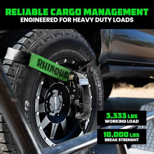 Rhino USA Car Hauler Tie Down Straps - Image 4