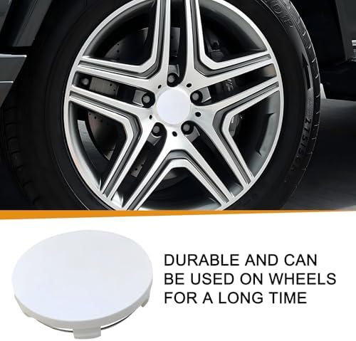 Tesnaao 4 PCS Car Wheel Hub Center Cap, 2.36" x 2.2" ABS Wheel Hub Modification - Image 3