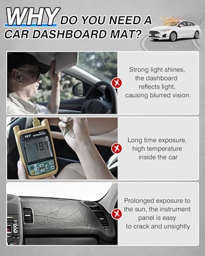 Cartist Dash Cover for Ford Fusion 2013-2020 Dashboard Cover Mat - Image 3