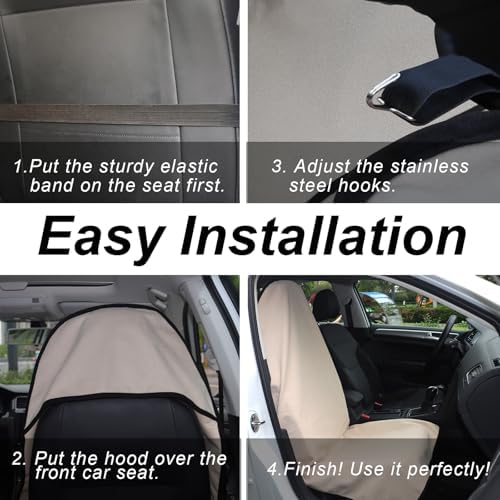 Car Seat Cover Protector Front Seats, - Image 4