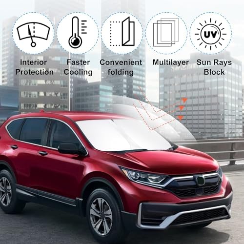 Windshield Sun Shade Sunshade for 2017-2022 Honda CR-V CRV - Image 2