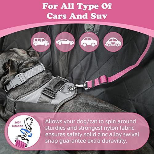 BWOGUE Dog Seat Belt for Car, Headrest Restraint Lead, Non-Elastic - Image 5
