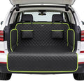 SUV Cargo Liner for Dogs, Upgraded Scratch-proof Leather 14.17" Heightened Side by pecute