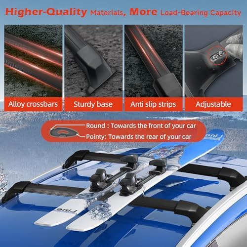 Roof Rack Cross Bars for 2023-2026 Honda CRV 396lbs Roof Rails Crossbars - Image 4