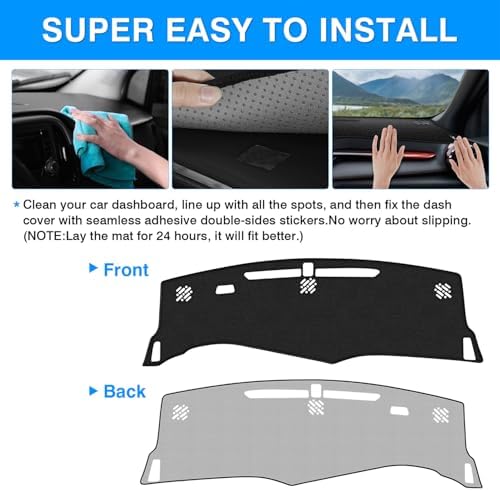 Autorder Dashboard Cover Mat for 2025 2026 Chevy Chevrolet Equinox Accessories - Image 5