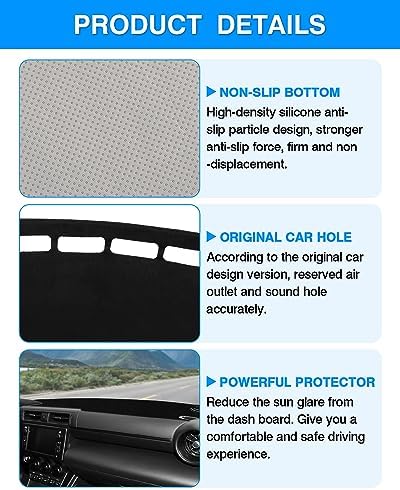 Autorder Dashboard Cover Mat for Toyota GR86/Subaru BRZ 2022-2025 2026 - Image 6