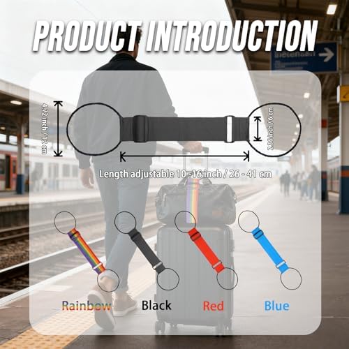 Luggage Straps for Suitcases，Multi-Use Strong Adjustable Luggage Connector - Image 3