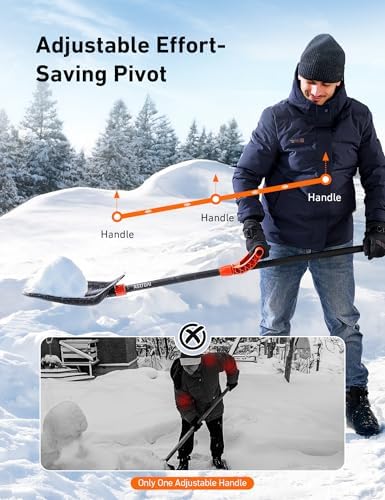 AstroAI 27" 2-in-1 Detachable Snow Brush & Ice Scrapers - Image 6