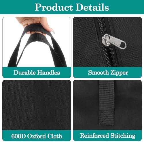 Klmnop 6 Ft Folding Table Storage Bag, Waterproof Heavy Duty Carry Bag - Image 4