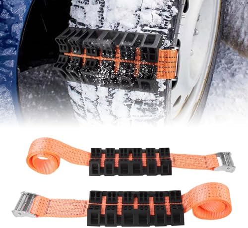 Tire Traction Straps for Trucks and SUVs – Emergency Snow Mud Skid Straps - Image 3