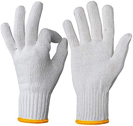 Evridwear Cotton Polyester String Knit Shell Safety Protection Work Gloves - Image 3